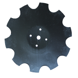 Disque de bordure crénelé diamètre 465/5 mm pour déchaumeur à disques Beiser