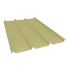 Beiser Environnement - Tôle nervurée 45-333-1000, 70/100ème, jaune sable RAL1015, 3 m