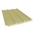 Beiser Environnement - Tôle nervurée 45-333-1000 isolée sandwich 40 mm, jaune sable RAL1015, 2,55 m