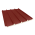 Beiser Environnement - Tôle nervurée 33-250-1000 isolée économique 40 mm, brun rouge RAL8012, 3 m