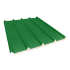 Beiser Environnement - Tôle nervurée 33-250-1000 isolée économique 40 mm, vert reseda RAL6011, 4,5 m