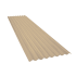Beiser Environnement - Tôle ondulée 15 ondes jaune sable RAL1015, épaisseur 0,60, 3,5 m