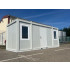 Bungalow en kit 6000 x 2400 x 2350 mm avec 1 porte et 2 fenêtres RAL9002