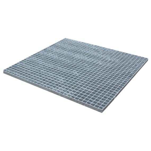 Caillebotis presse Galva 1000X1000 maille 30X30 borde plat  