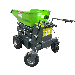 Mini-dumper électrique avec levage hydraulique vue arrière