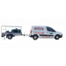 Kit d'arrosage 450L en PEHD sur châssis routier avec bâche - Beiser Environnement